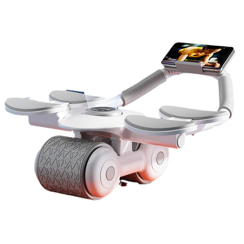 Dual Elbow Support Ab Roller Wheel With Suction Situp
