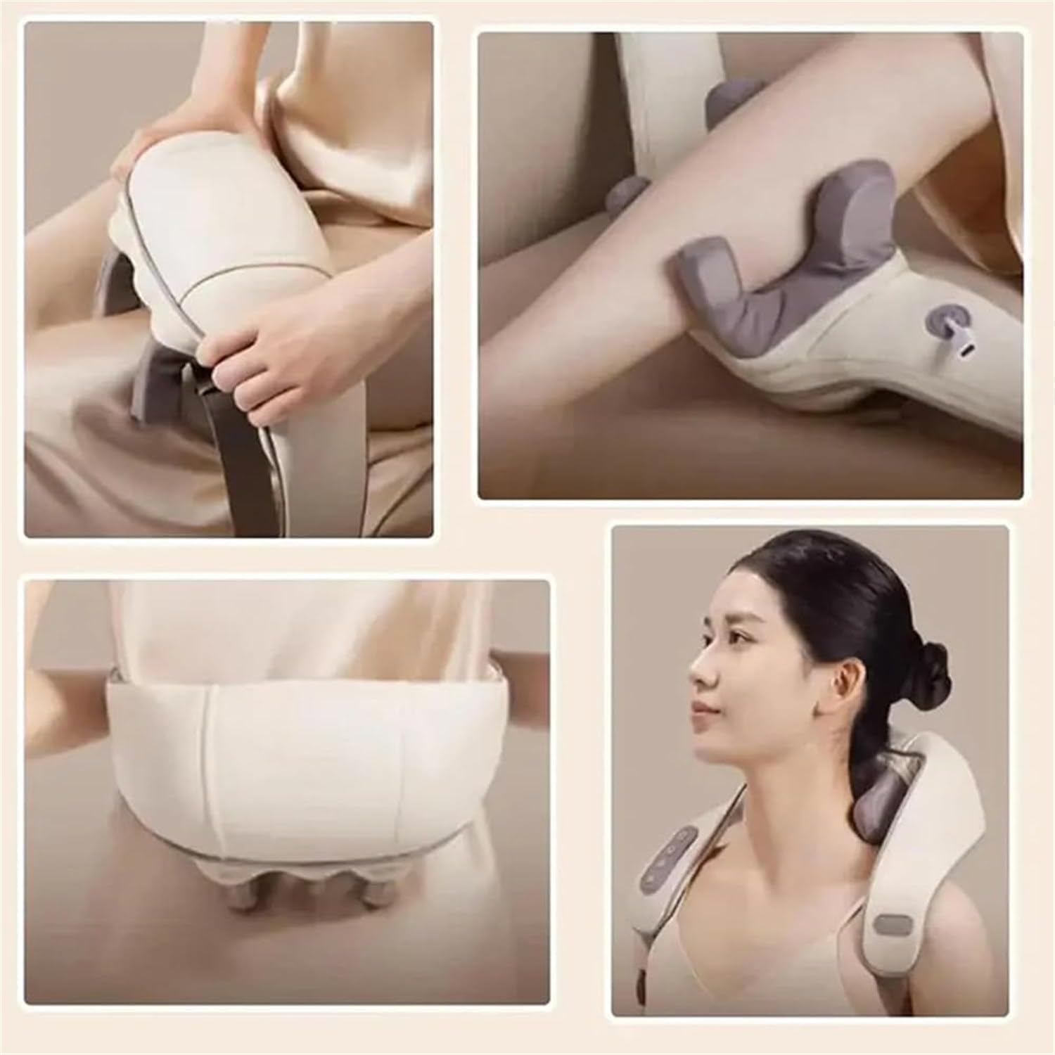 Massagers for Neck and Shoulder with Heat, Shiatsu Neck and Back Massager with Heat Electric Shoulder, Deep Tissue 5D Kneading Pillow, Simulated Manual Massage, Massager for Pain Relief