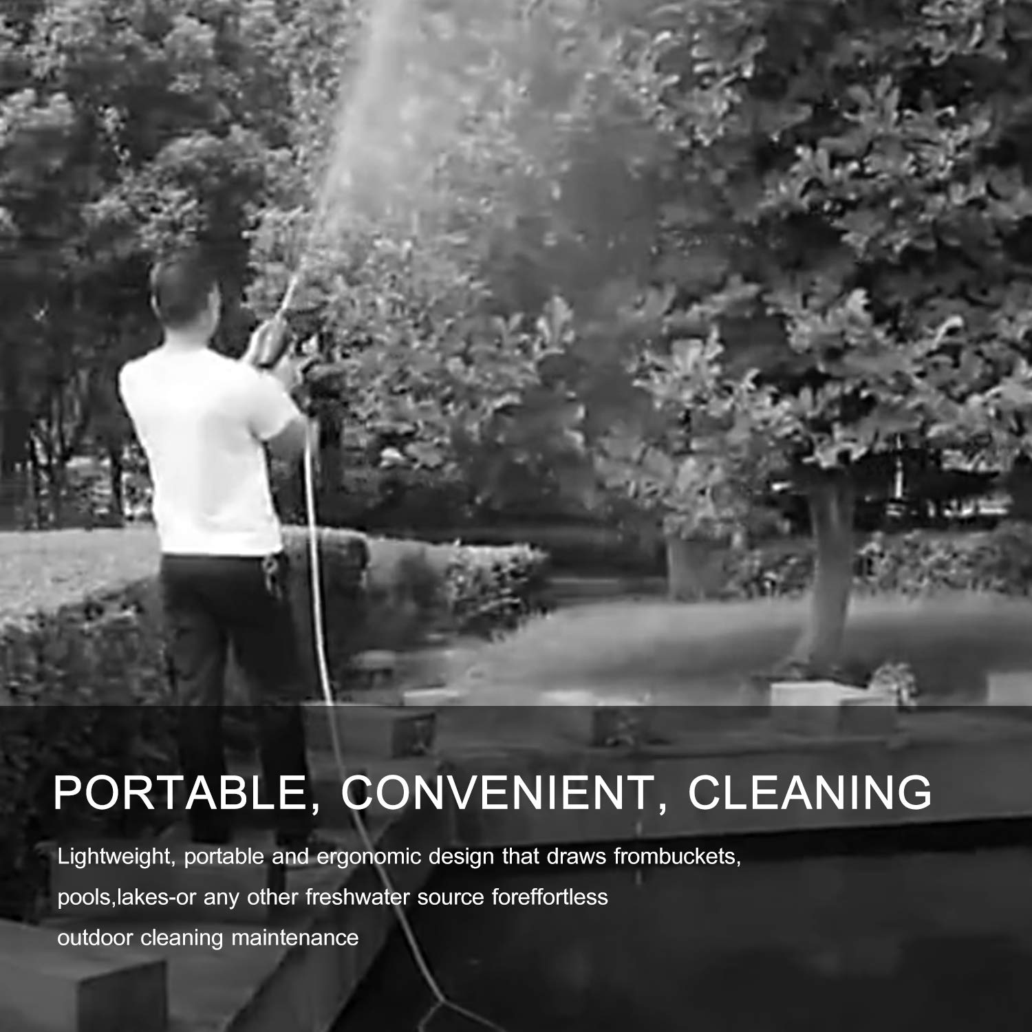 Cordless Portable Washer Electric High Pressure Cleaner Machine