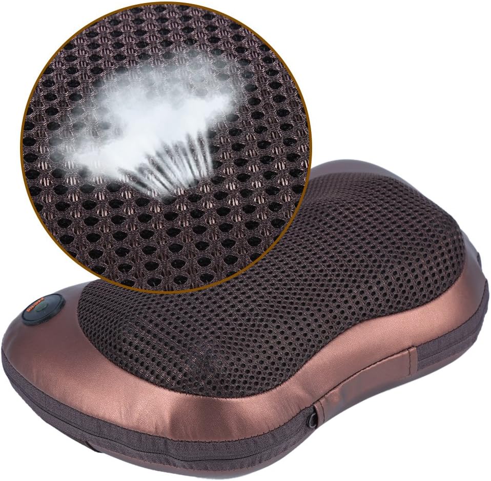Electronic Massage Pillow Neck Back Relaxer